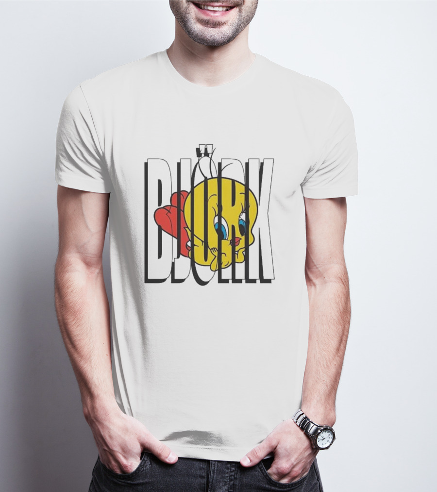 Björk Tweety Bird Mashup T-Shirt