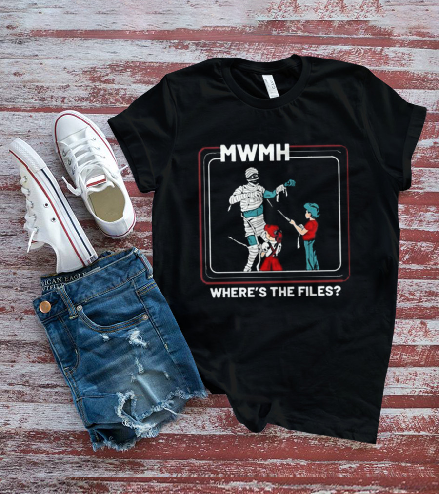 Murder With My Husband MWMH Where’s The Files Mummy T-Shirt