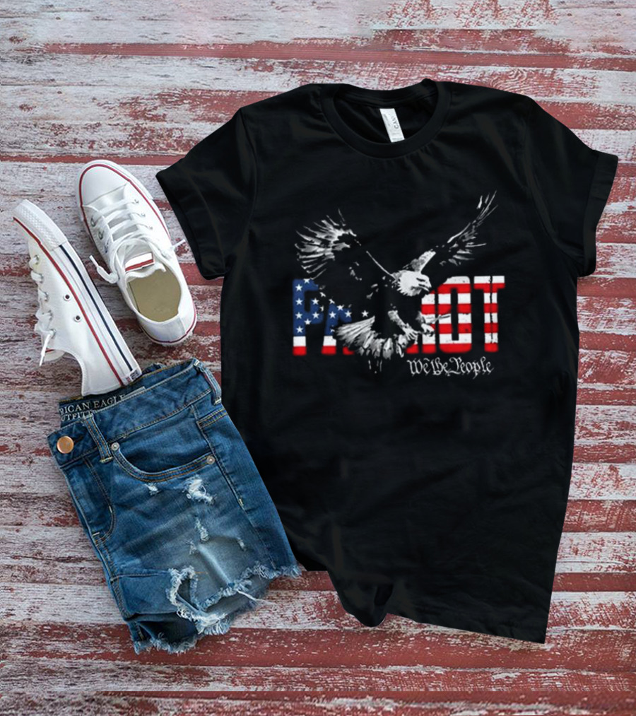 Patriot We The People Freebird Flag Eagle T-Shirt