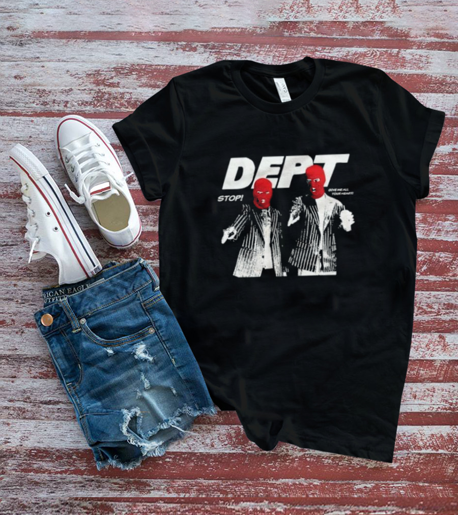 Dept Stop Give Me All Your Heart Red Mask Duo T-Shirt