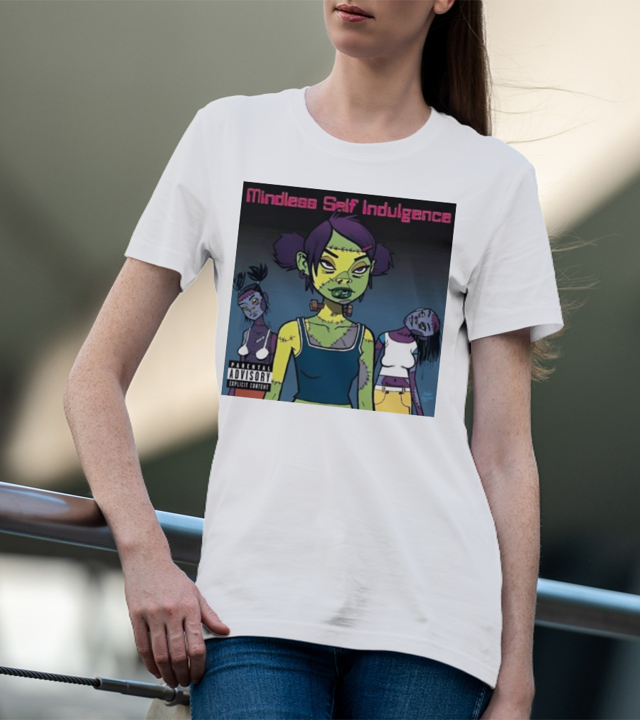 Mindless Self Indulgence Explicit Content Animated Zombie Characters T-Shirt