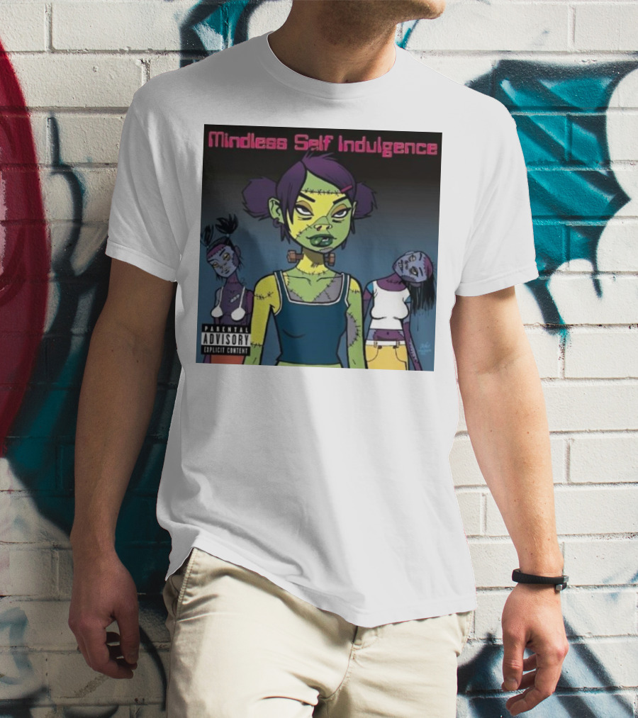 Mindless Self Indulgence Explicit Content Animated Zombie Characters T-Shirt