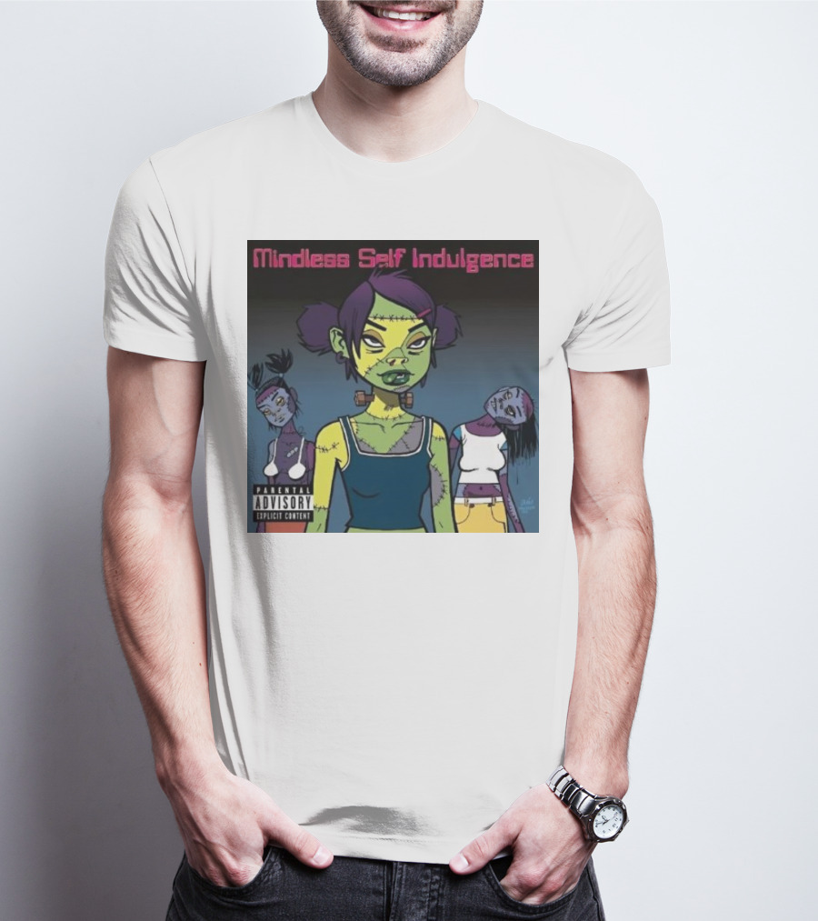 Mindless Self Indulgence Explicit Content Animated Zombie Characters T-Shirt