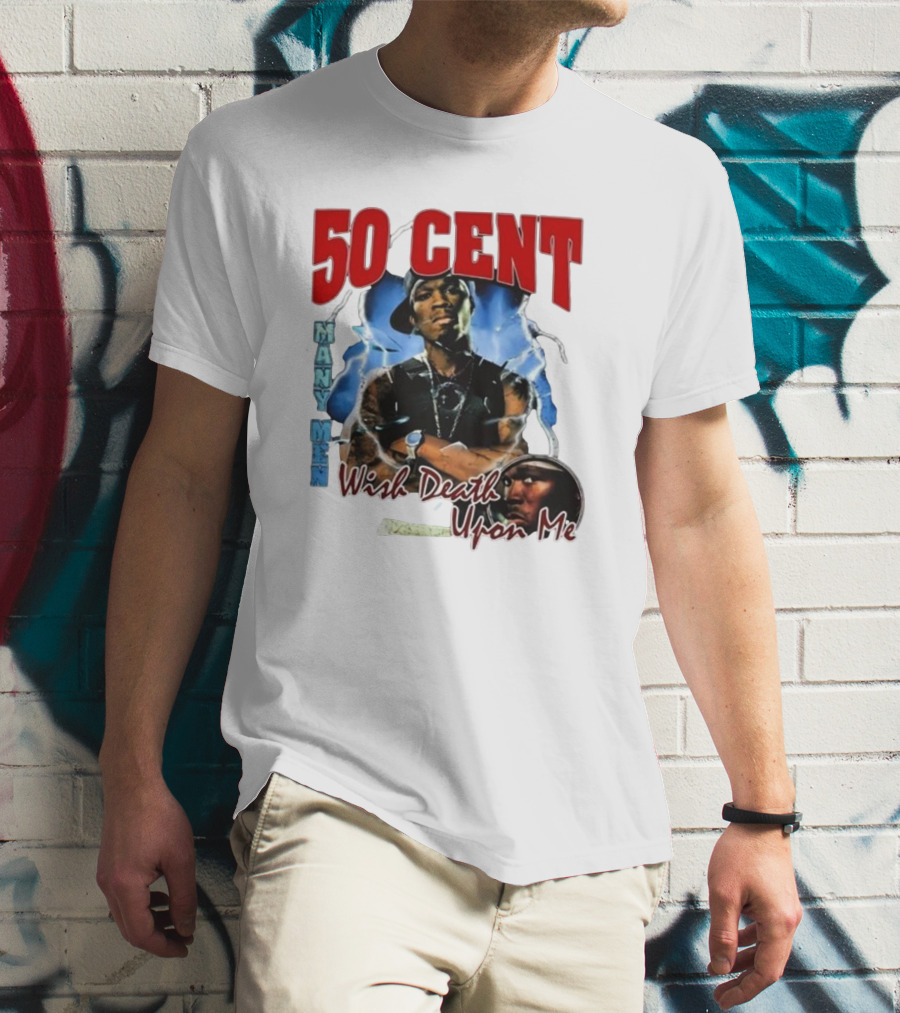 50 Cent Many Men Wish Death Upon Me Money By Monday T-Shirt