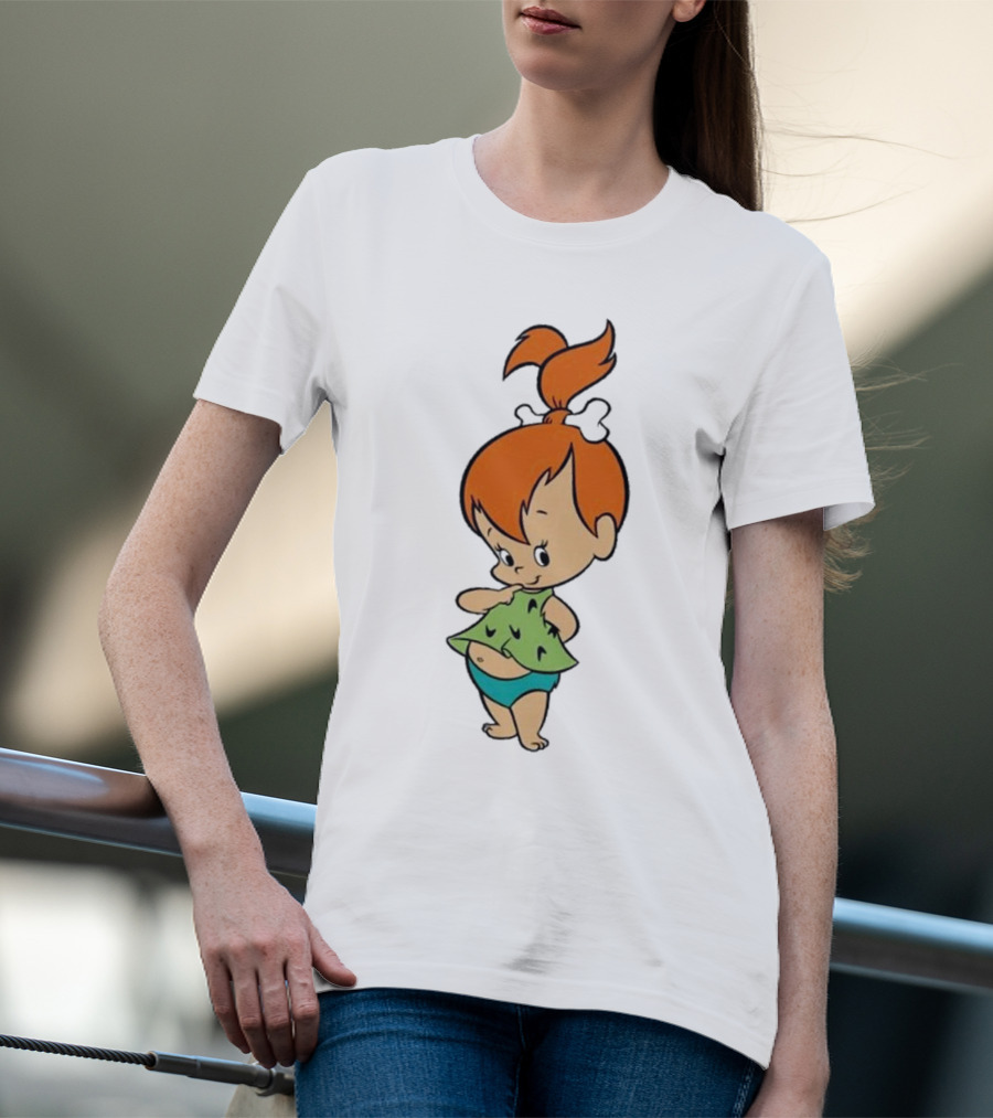 Originalkid Hanna Barbera Pebbles Flintstone Iconic Character T-Shirt