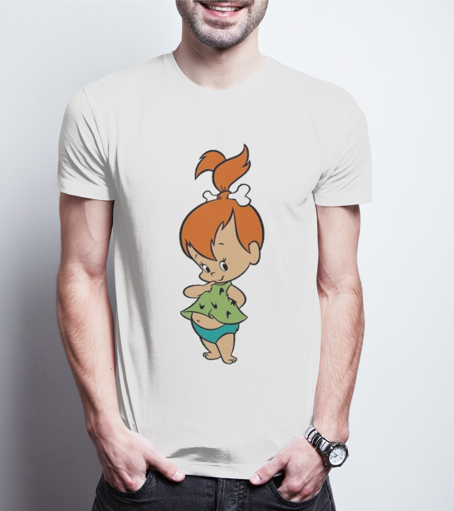 Originalkid Hanna Barbera Pebbles Flintstone Iconic Character T-Shirt