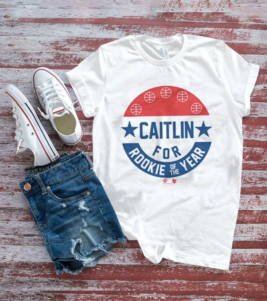 Caitlin For Rookie Of The Year Basketball Stars T-Shirt