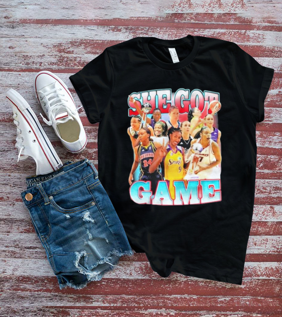 She Got Game Basketball Legends T-Shirt