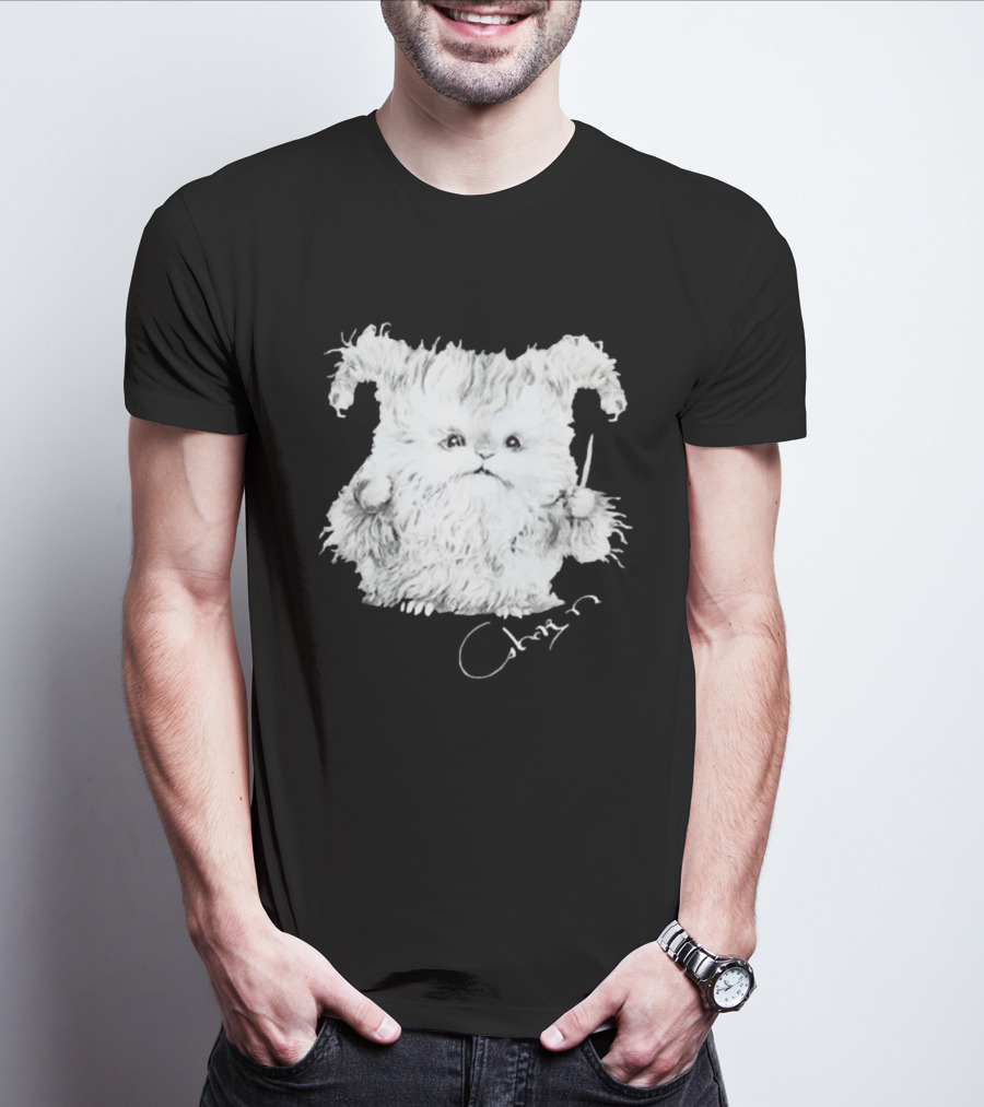 Clairo Charm Wizard Fluffy Creature With Wand T-Shirt