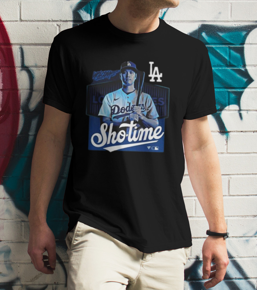 Los Angeles Dodgers Shohei Ohtani Sho-Time LA Iconic MLB Player T-Shirt