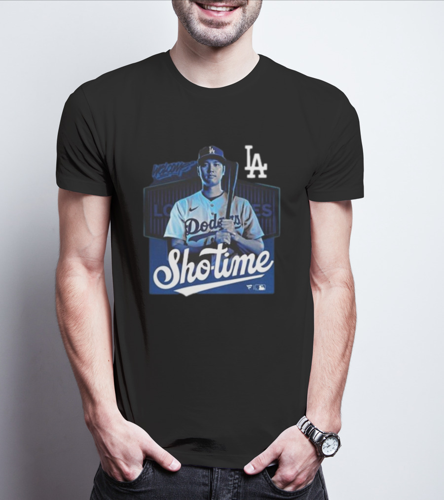 Los Angeles Dodgers Shohei Ohtani Sho-Time LA Iconic MLB Player T-Shirt