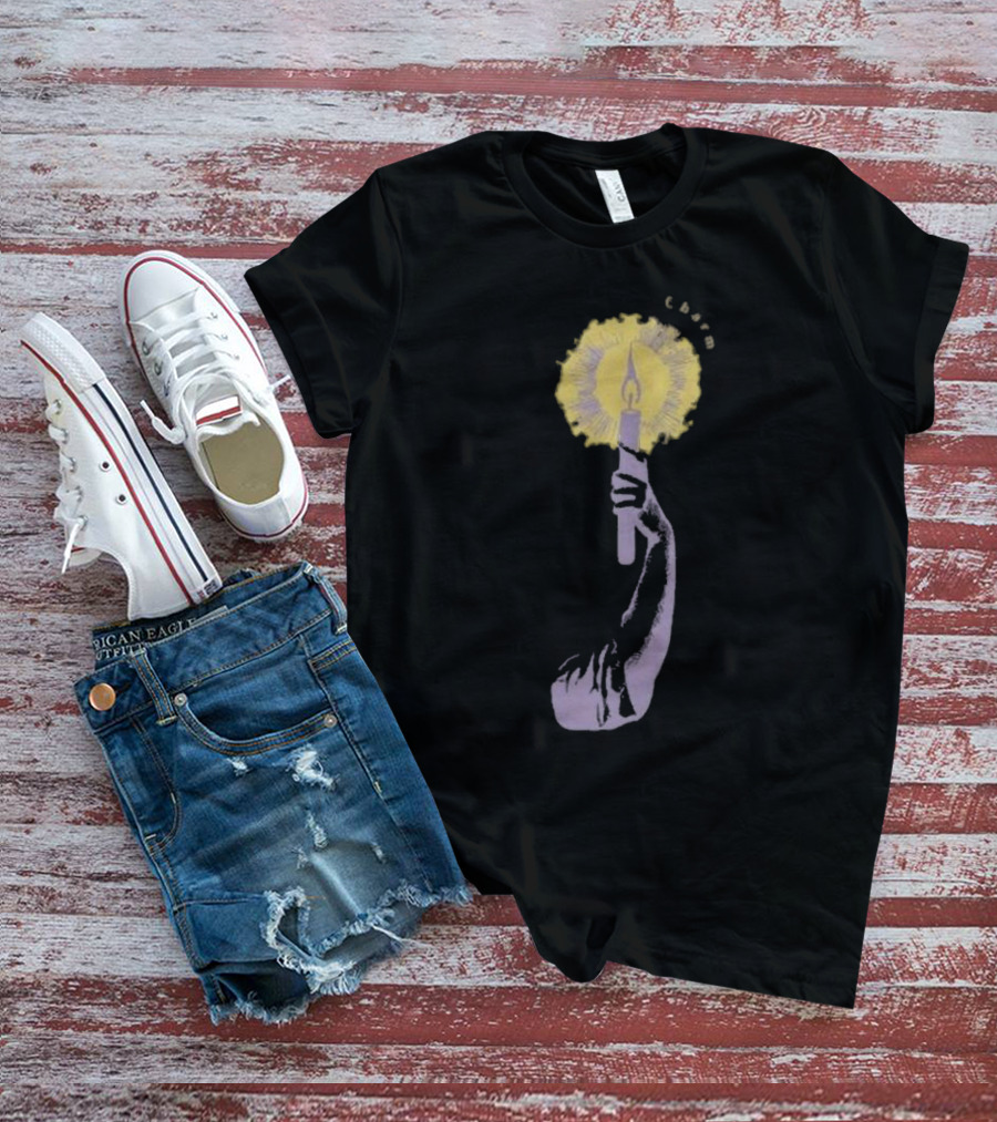 Clairo Merch Candle Hand Illustration Charm T-Shirt