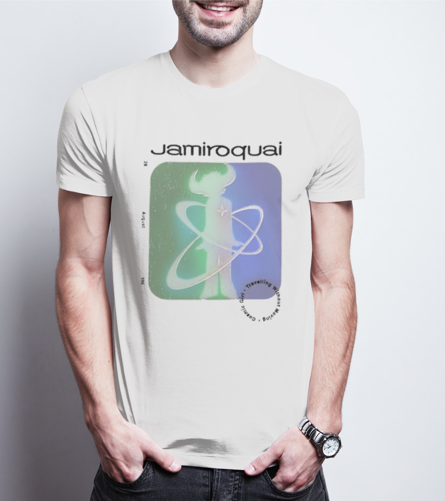 Jamiroquai Cosmic Being Travelling Without Moving August 29 96 T-Shirt