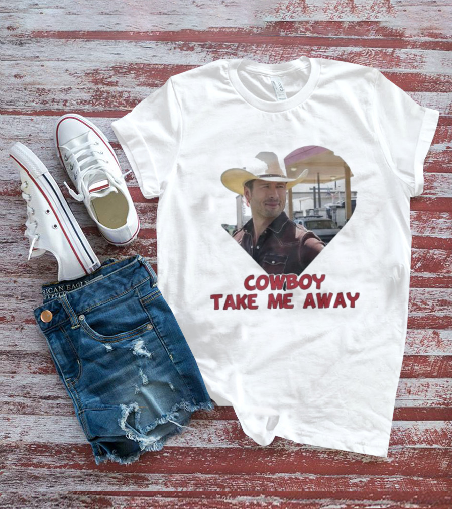 Cowboy Take Me Away Glen Powell T-Shirt