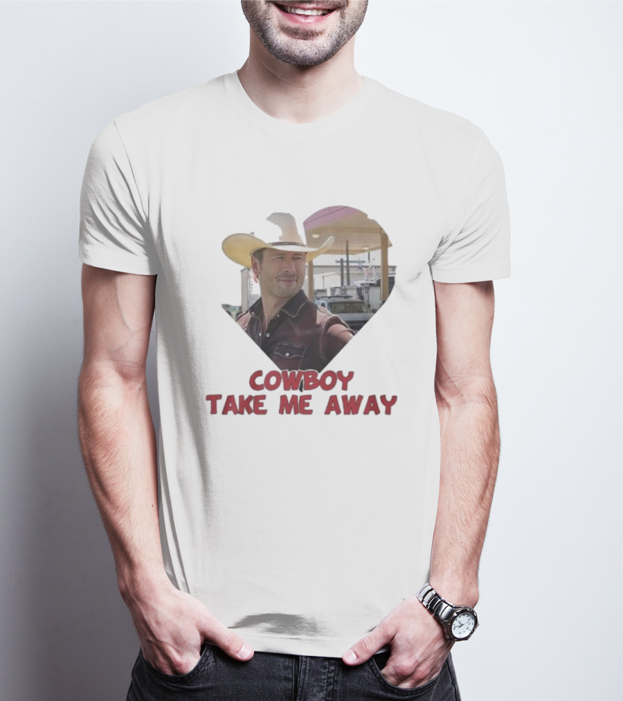 Cowboy Take Me Away Glen Powell T-Shirt