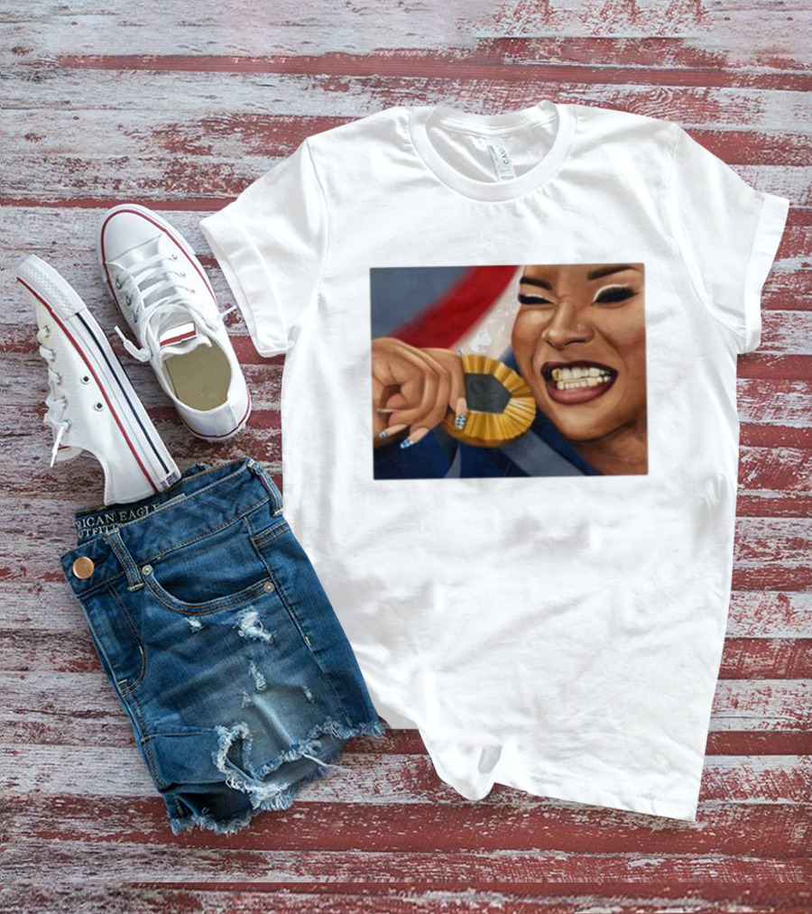 Deelashee Art Jordan Chiles Medal T-Shirt