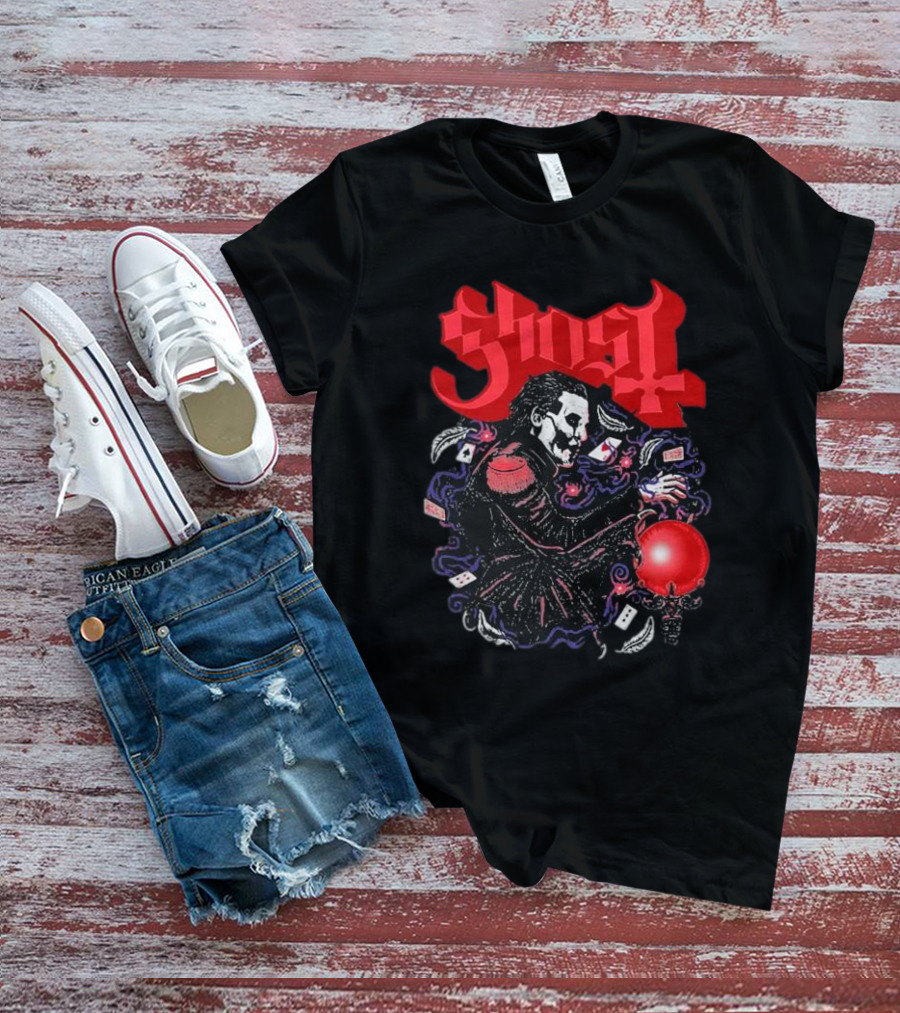 Ghost Papa Cards Club Franchise T-Shirt