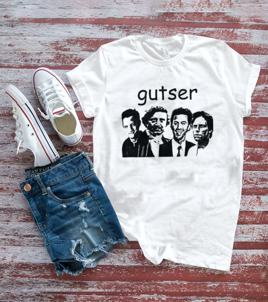 Guster Band Bootleg Gutser Seinfeld Faces T-Shirt