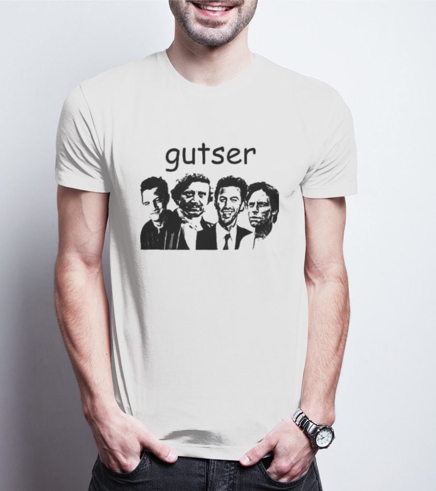 Guster Band Bootleg Gutser Seinfeld Faces T-Shirt