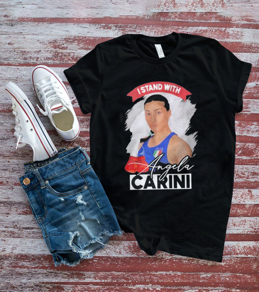I Stand With Angela Carini Boxing Champion T-Shirt