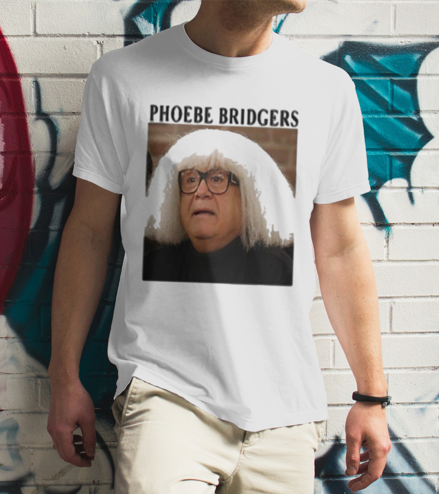 Phoebe Bridgers Meme Parody Featuring Iconic Character With Wig And Glasses T-Shirt