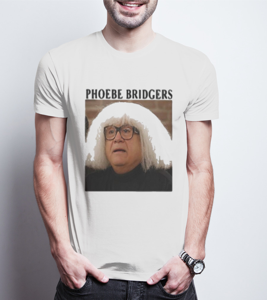Phoebe Bridgers Meme Parody Featuring Iconic Character With Wig And Glasses T-Shirt