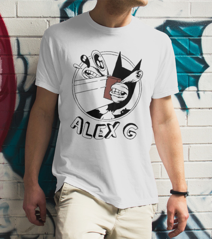 Alex G Brick Bat Creature With Surprised Expressions T-Shirt