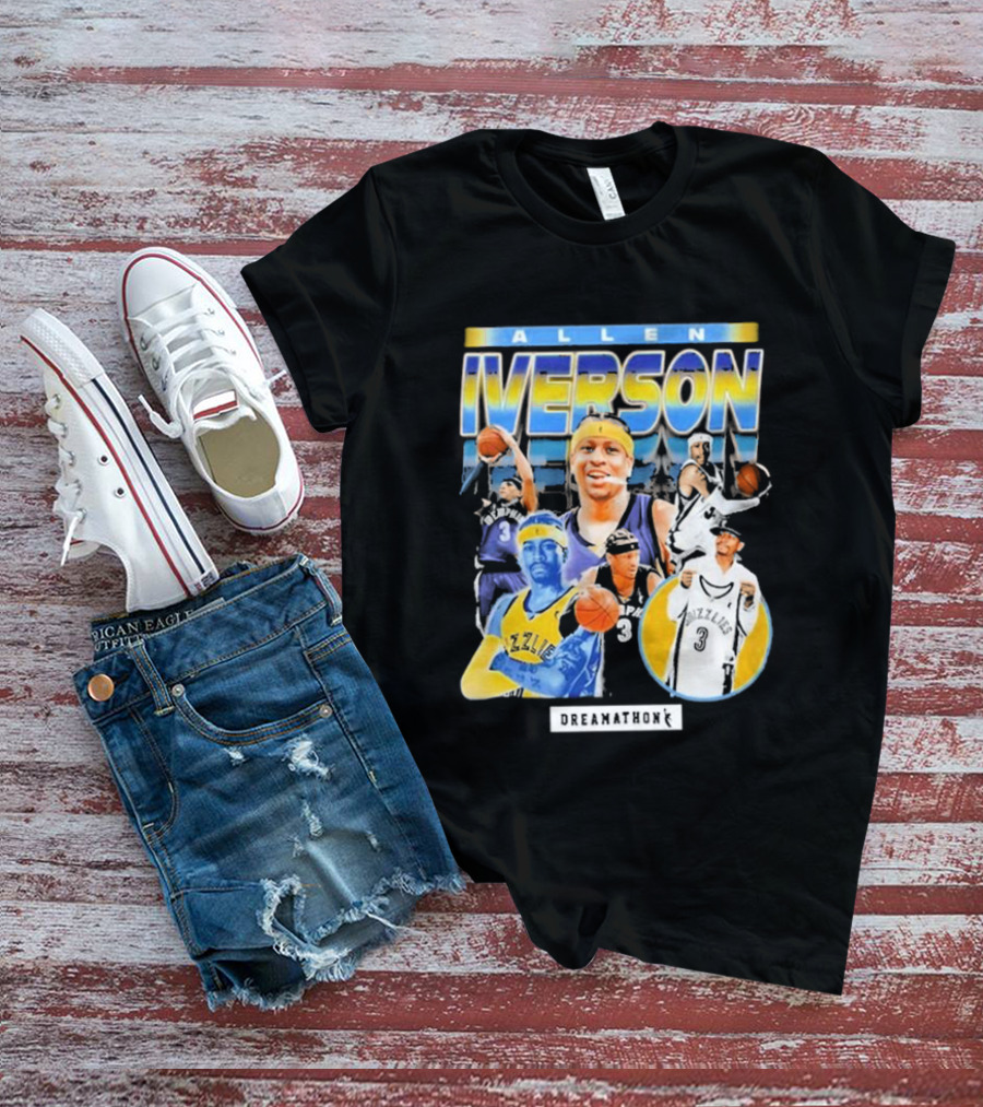 Allen Iverson Dreamathon Memphis Grizzlies Basketball T-Shirt