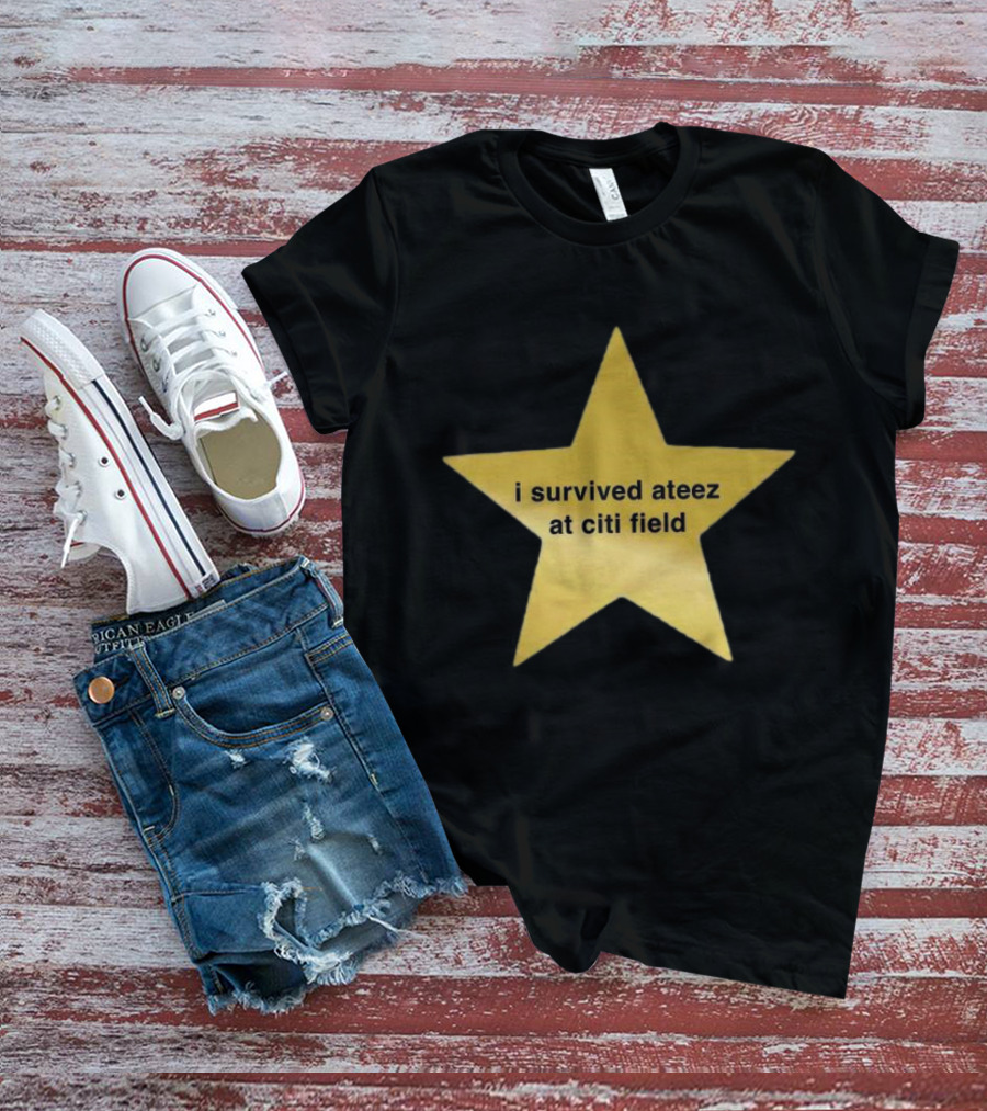 I Survived Ateez At Citi Field Star Fan Experience Event T-Shirt