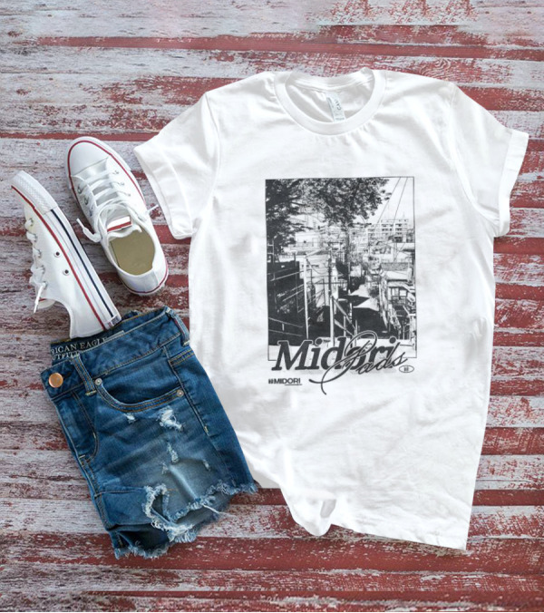 Midori Pads Midori Japan City Street Scene Urban Landscape T-Shirt