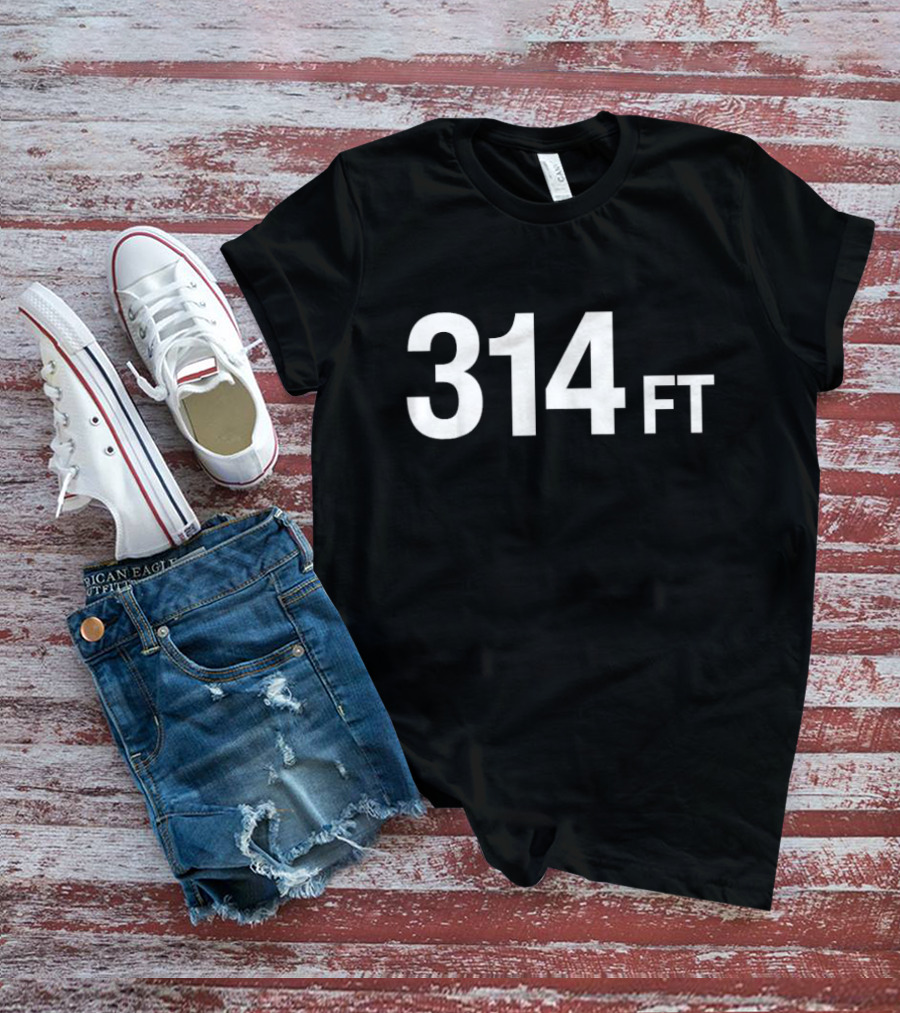 314 Ft Pi Day Math Joke T-Shirt