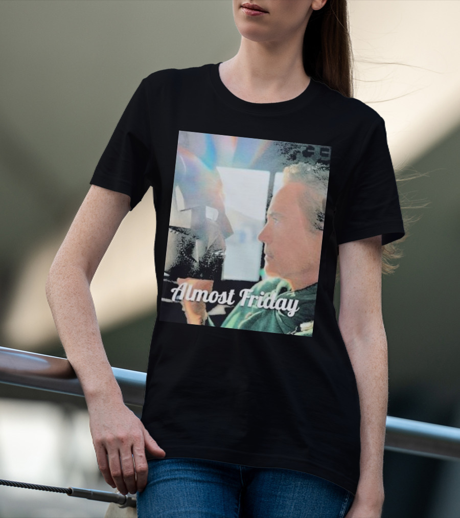 Almost Friday Downey Marvel Mask Face Off T-Shirt