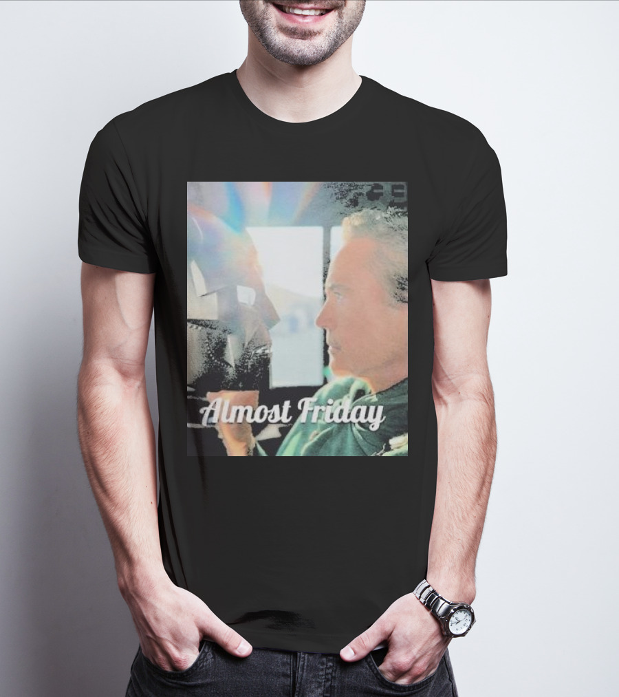 Almost Friday Downey Marvel Mask Face Off T-Shirt