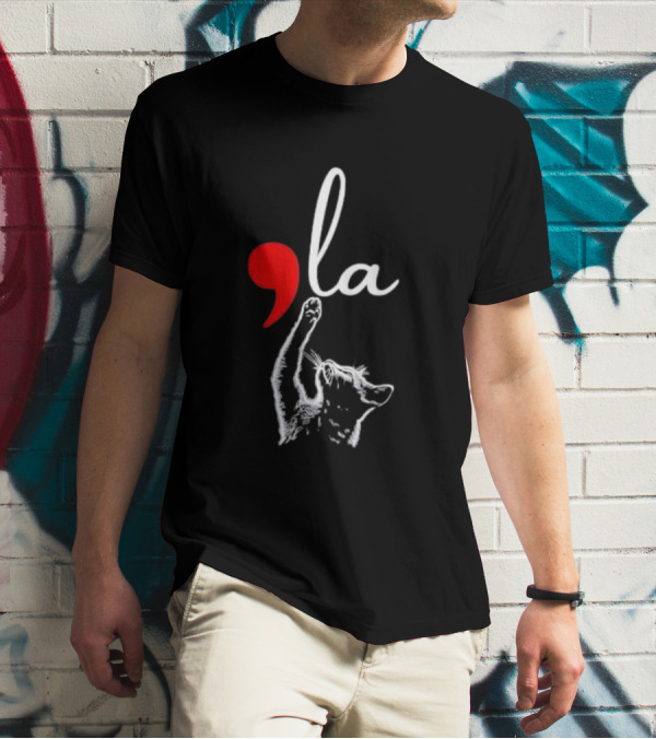 Cat Comma La T-Shirt
