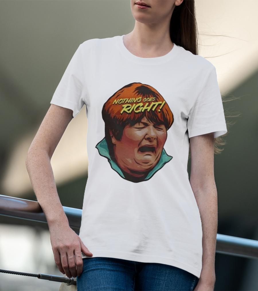Nordacious Nothing Goes Right Scream Face T-Shirt