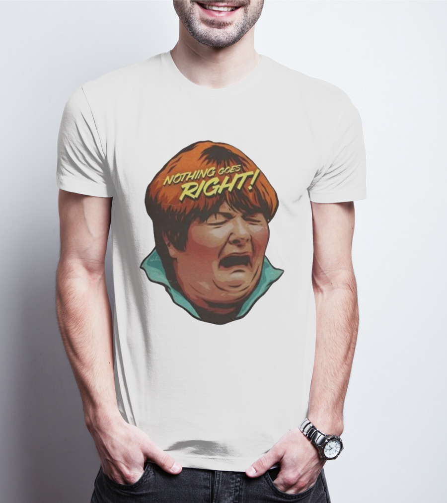 Nordacious Nothing Goes Right Scream Face T-Shirt
