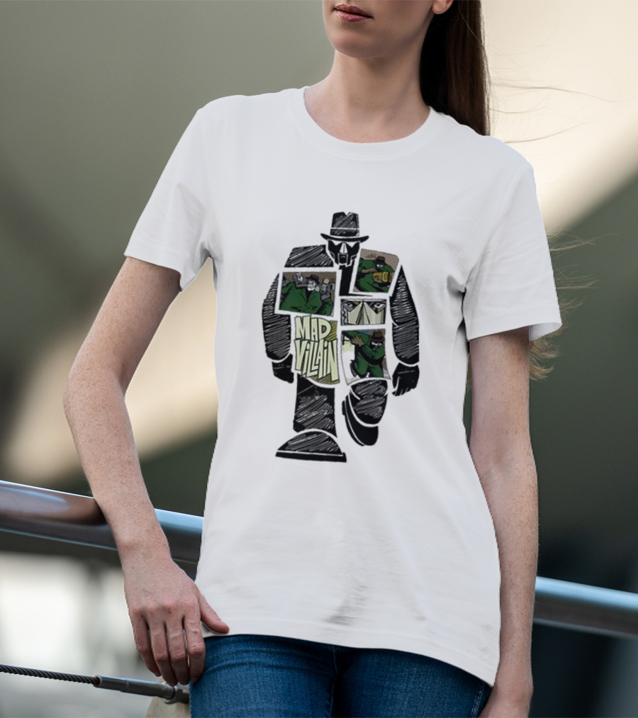 MF DOOM Madvillain Comic Style Striking T-Shirt