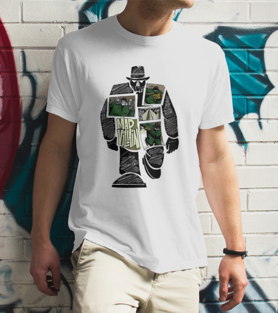 MF DOOM Madvillain Comic Style Striking T-Shirt