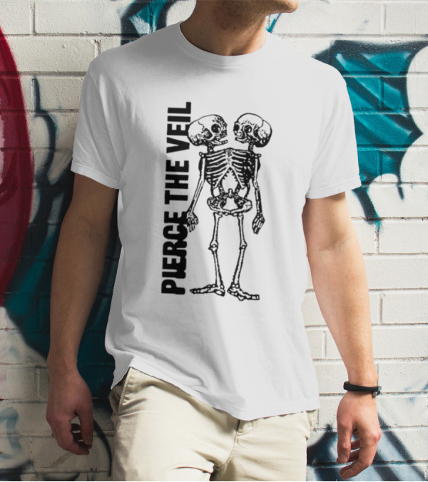 Pierce The Veil Conjoined Skeleton T-Shirt