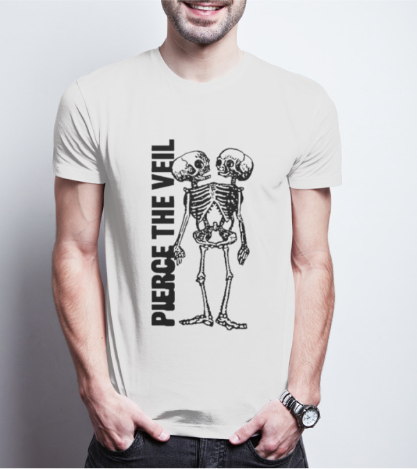 Pierce The Veil Conjoined Skeleton T-Shirt