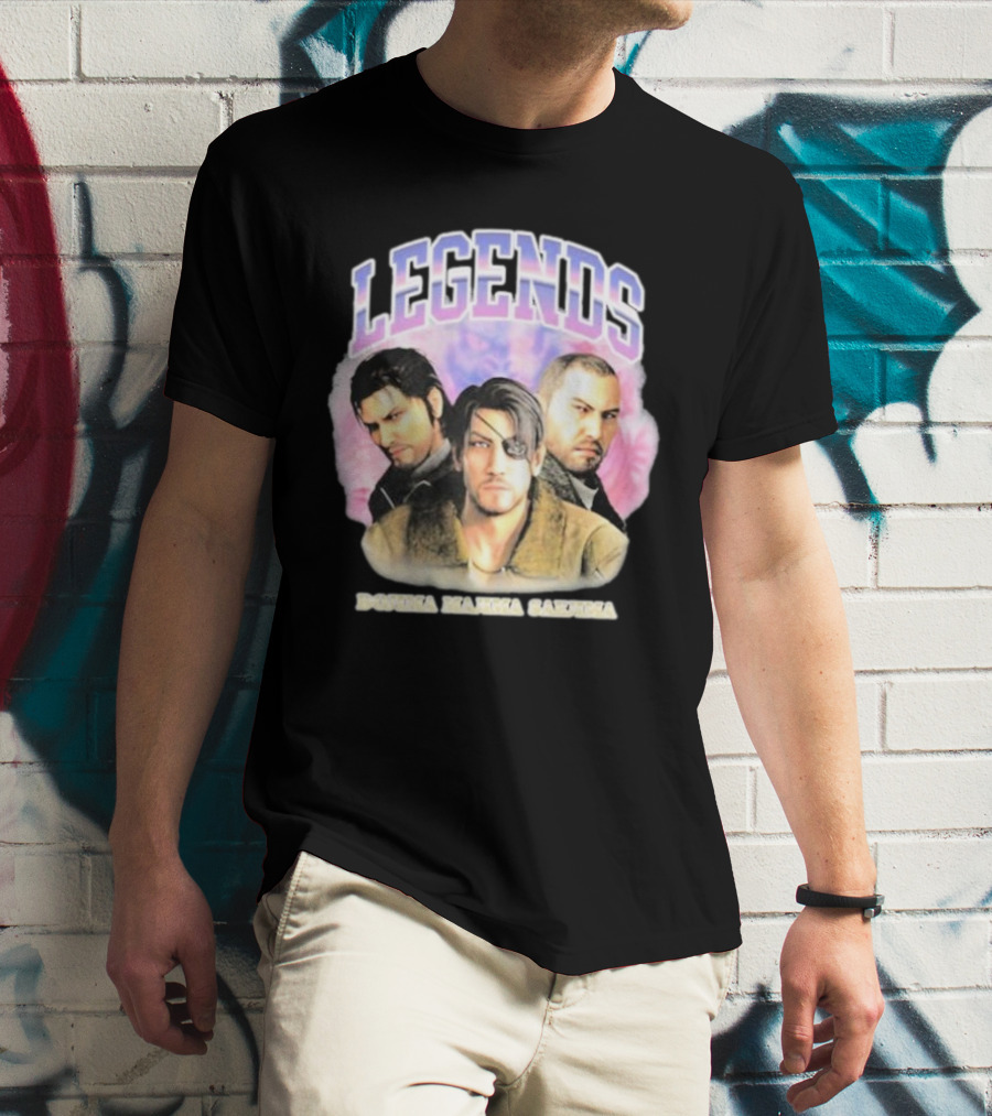 Legends Dojima Majima Saejima Yakuza Series Icons T-Shirt