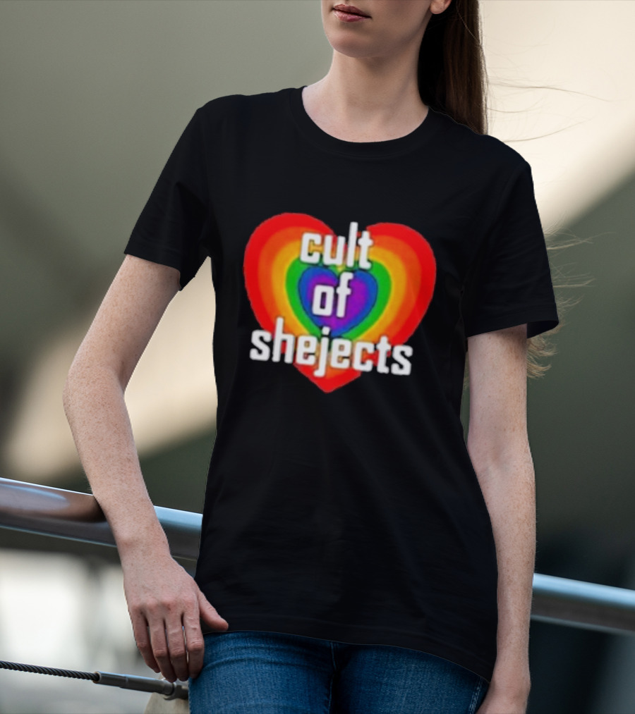 Cult Of Shejects Rainbow Heart T-Shirt