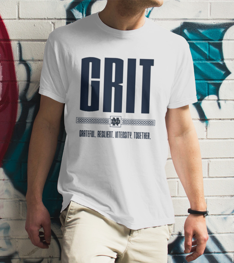 GRIT Grateful Resilient Intensity Together Gold N Gritty T-Shirt