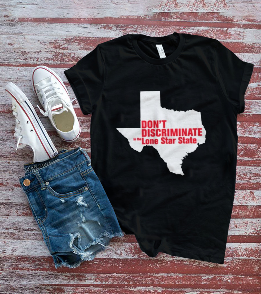 Major Hightide Don't Discriminate In The Lone Star State Map T-Shirt