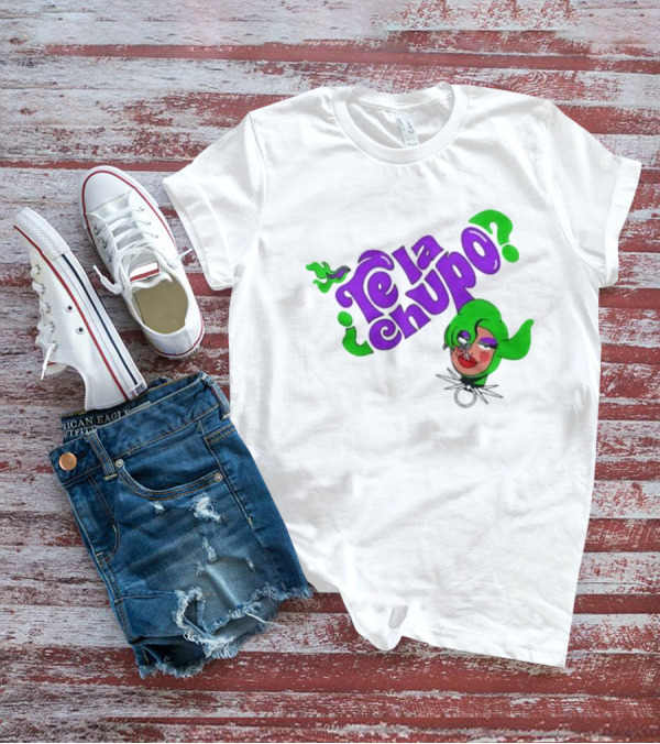 Te La Chupo Question Mark With Green Hair Character T-Shirt