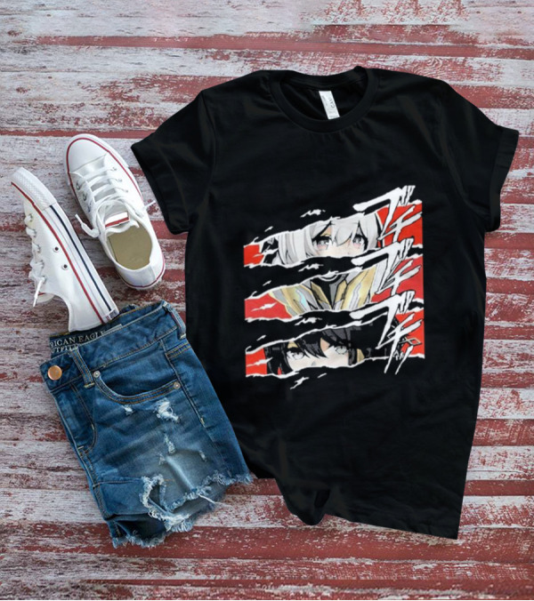 Honkai Star Rail Character Split Faces Ripple Effect T-Shirt
