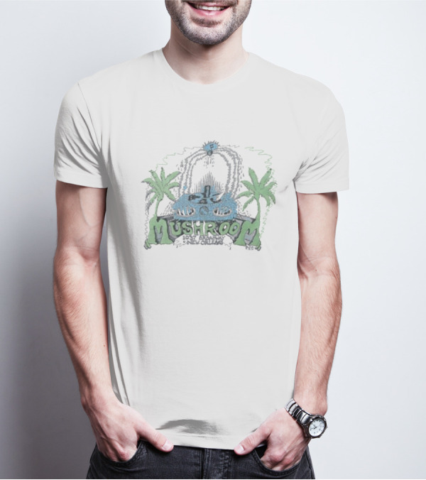 Palm Trees And Tape Deck Mushroom 1976 T-Shirt