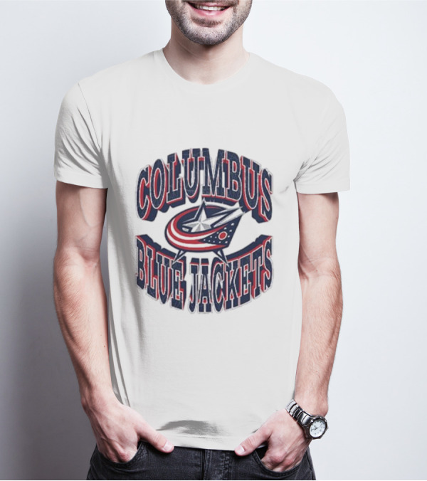Columbus Blue Jackets Official Team Emblem T-Shirt