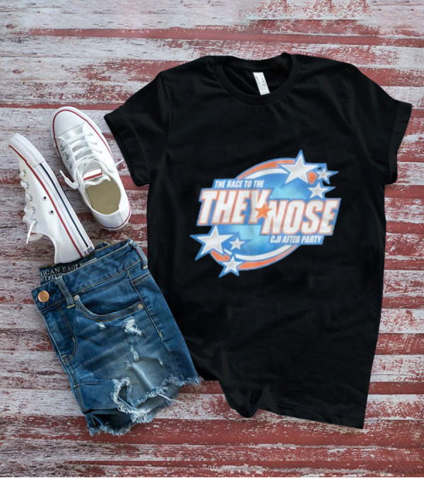 The Race To The They Nose Cji After Party Stars And Swirls T-Shirt