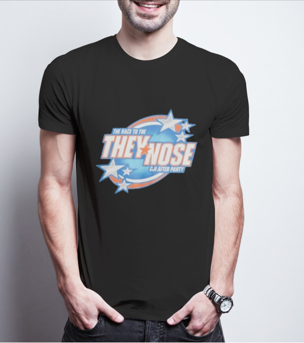 The Race To The They Nose Cji After Party Stars And Swirls T-Shirt